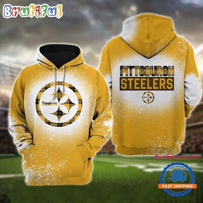 Custom Pittsburgh Team Steelerss 3D Hoodie, Men and Women Full Size S-5XL