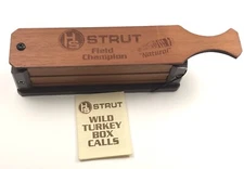 H S Strut Field Champion Natural Wild Turkey Box Game Call Silencer Plus 11088-S
