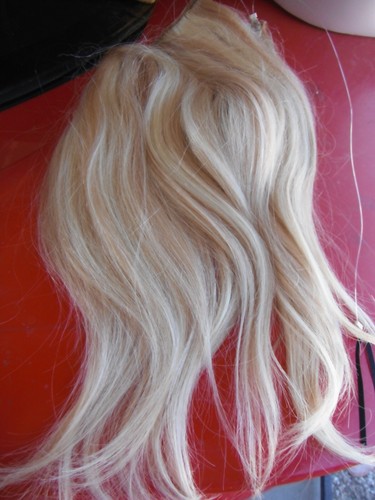 Salon Designer Haarverlängerung Draht Schuss Blond Mix 12" 20/60 Echthaar Volumen - Bild 3 von 8