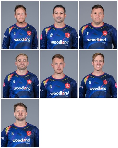 Essex CCC One Day Cricket 2024 Elgar Browne Westley Rossington 16x 6x4 Photos - 第 2/2 張圖片