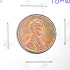 1984 Denver Mint Lincoln Memorial Cent Penny Circulated RAINBOW TONED  #1030 — photo 1