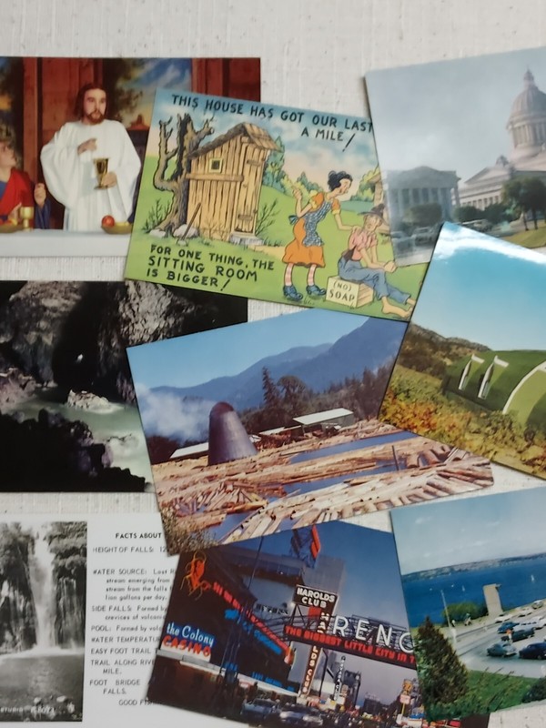 Postcards Lots of 10 Unused vintage Postcards see description for details please