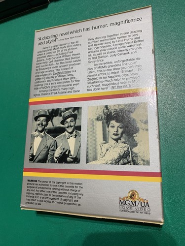 Ziegfeld Follies Astaire Ball Garland Kelly Beta Betamax MGM NOT VHS! - Bild 2 von 2