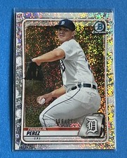 2020 Bowman Chrome Prospects Franklin Perez #BCP-63 Speckle Refractor #256/299