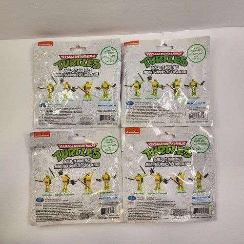 Nickelodeon Teenage Mutant Ninja Turtles Build-It Complete Set - Picture 2 of 2