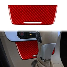 Console Storage Box Panel Trim For Chevrolet Malibu 2010-2012 Red Carbon Fiber