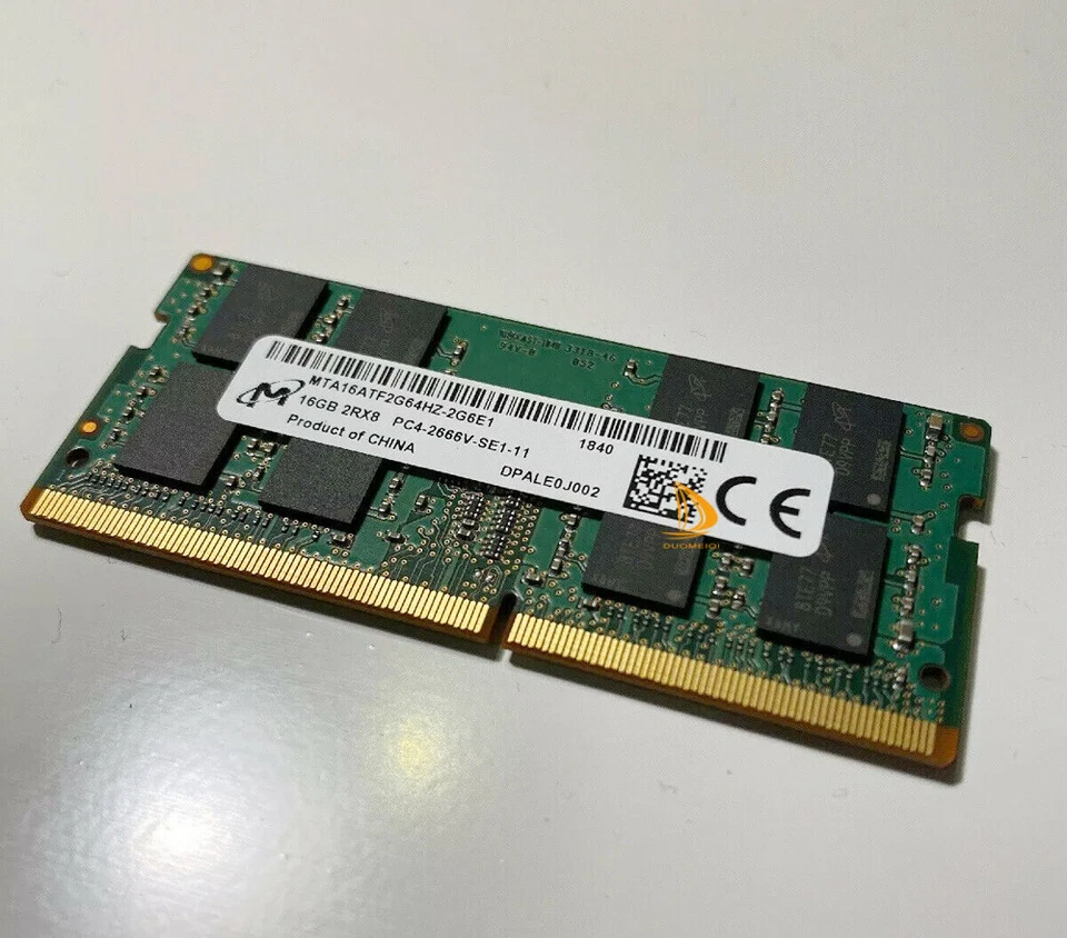 Micron 4x 16GB 2RX8 DDR4-2666V PC4-21300S CL19 SO-DIMM Laptop Memory RAM - Image 4 of 4