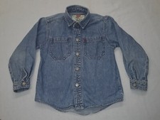 VINTAGE Kids Levi s Blue Jean Denim Jacket Size 6x Made In USA