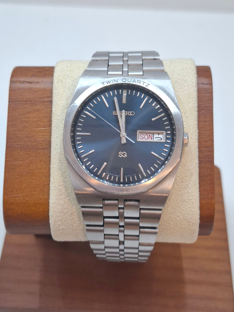 Seiko SQ Twin Quartz Men's Wrist Watch 9983-8039 - RAR 1979 Seiko SQ Twin Quartz Men's Wrist Watch 9983-8039 - RAR 1979