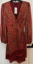 Marciano By Guess Morris Dress Paisley Print Sz US4 EU40