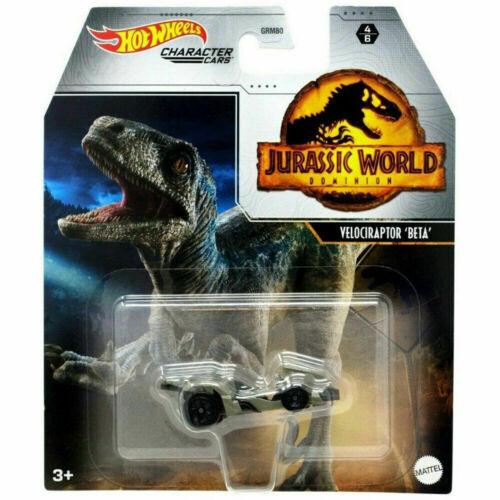 HOT WHEELS DIECAST Jurassic World Dominion - Velociraptor Beta 4/6 - New/Sealed