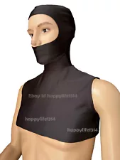 Halloween Super Helmet Open Face Zentai Costume Inner Hood Cosplay Props