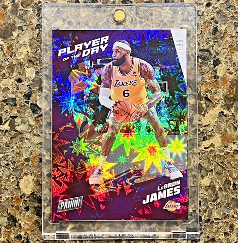 LEBRON JAMES 2021-22 PANINI POTD KABOOM #'d 73/99 SSP SUPER RARE