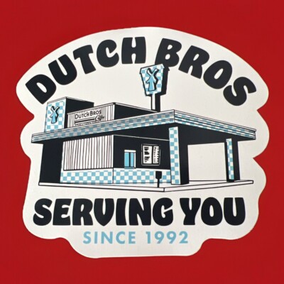  DUTCH Bros STICKER 9/18/24 Texas GRAND Opening EXCLUSIVE Serving You Since  92