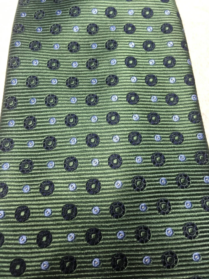 EAGLE CORBATA HOMBRE VERDE CON AZUL 4 X 60 NUEVA SIN ETIQUETAS Foto 3 de 4