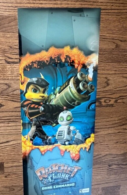 Ratchet & Clank  Going Commando Metallic Poster PlayStation 2 32" x 12.5" - Image 4 of 4