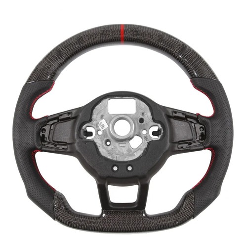 Real Carbon Fiber Smart Lenkrad Für Volkswagen MK7 Mk7.5 GTI Golf GTD 2013-2020 - Picture 11 of 14