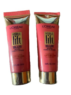 L'oreal Visible Lift Blur Blush #502 Soft Pink  Sealed Discontinued Lot Of 2