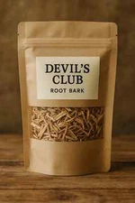 Devil’s Club Root Bark C/S WildCrafted, Pure Alaskan Oplopanax Horridus Fresh US