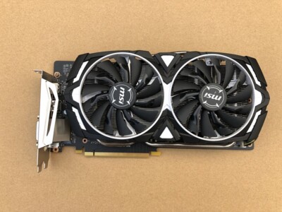 MSI NVIDIA GeForce GTX1060 ARMOR 3G GDDR5 Graphics Video Card DP DVI HDMI