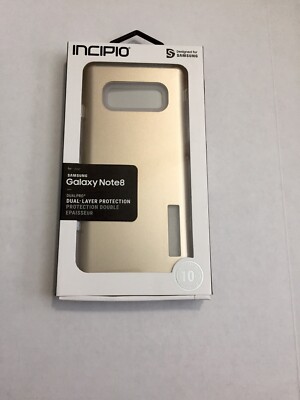 Incipio Samsung Galaxy Note8 Dual Pro Case Light Gold Color