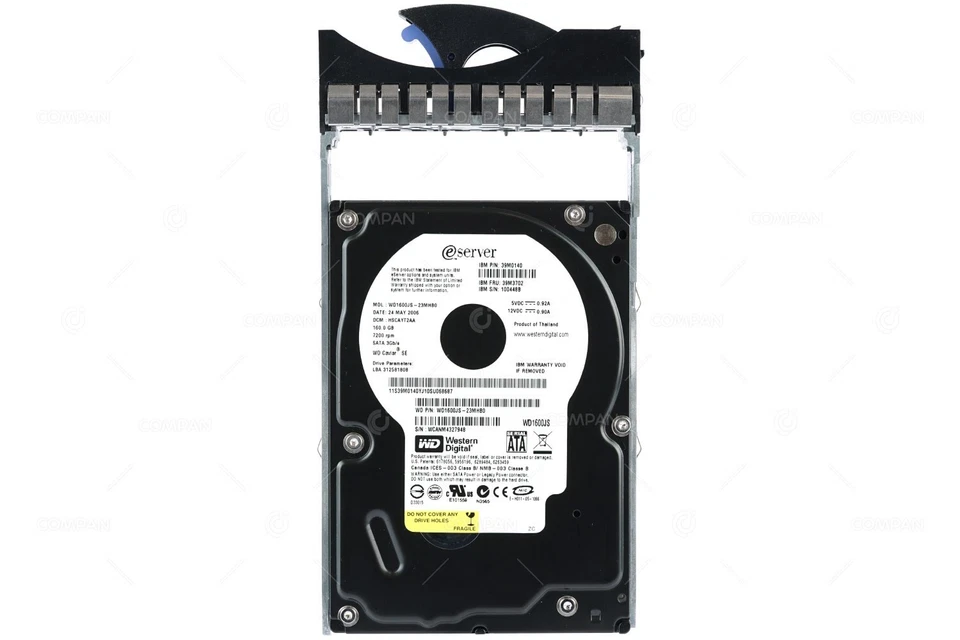 71P7297 IBM HDD 160GB 7.2K SATA 3G 3.5" LFF - Image 3 of 4