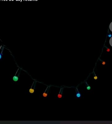 Philips 50ct Smooth LED Solar Mini String Lights with Green Wire