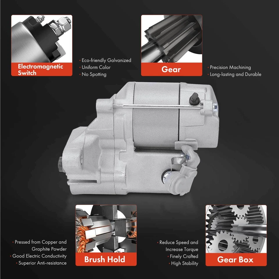 Starter para Chrysler Aspen 2007-2009 Dodge Durango 2006-2009 V8 4.7L V8 5.7L 13T - Imagem 4 de 4