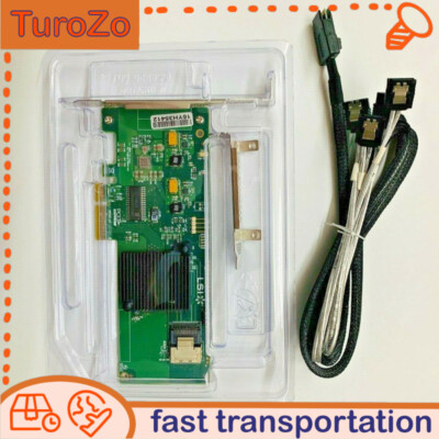 LSI 9211-4i 4 Ports 6Gbps HBA PCI-E SATA SAS RAID Controller Card SFF-8087 SATA