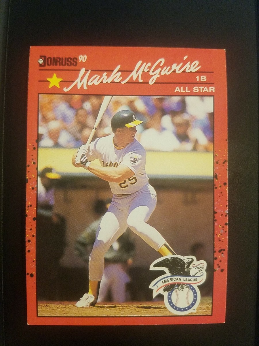 1990 Donruss Mark McGwire All-Star #697 ERROR Card No Period