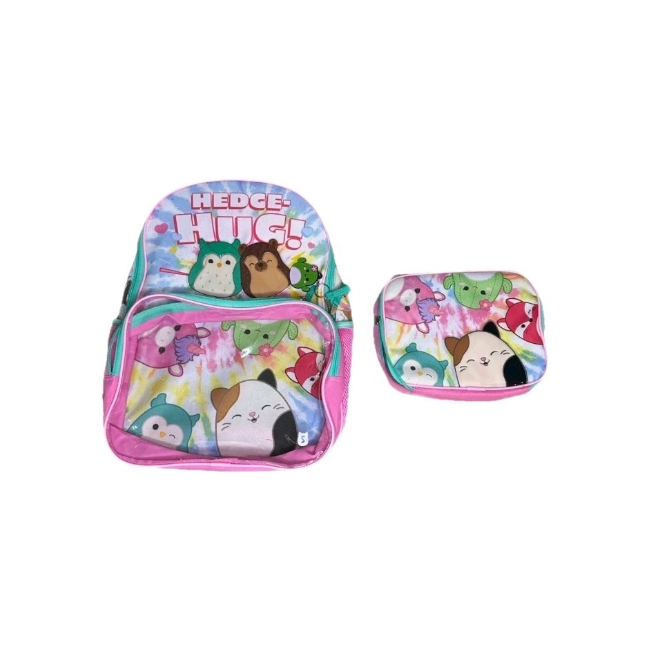 Squishmallows Bioworld Large Backpack & Lunchbox & Key Chain  display picture 3