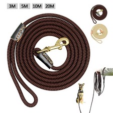 Dog Training Leash Long Pet Tracking Lead with Comfortable Handle 10/16/33/66FT