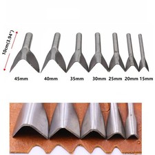Leather Punch Tool V Punch 15-45mm 1PC Craft Tool Leathercraft Tools Silver