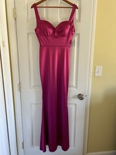 Windsor Prom Bridesmaids Long Formal Dress Fuchsia￼Size L NWT