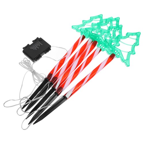 Christmas Tree Lights Cartoon Stake Lamp Outdoor Yard Decorations