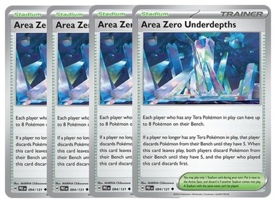 Pokemon TCG 4x Area Zero Underdepths  094/131 Prismatic -English 4x Playset - NM