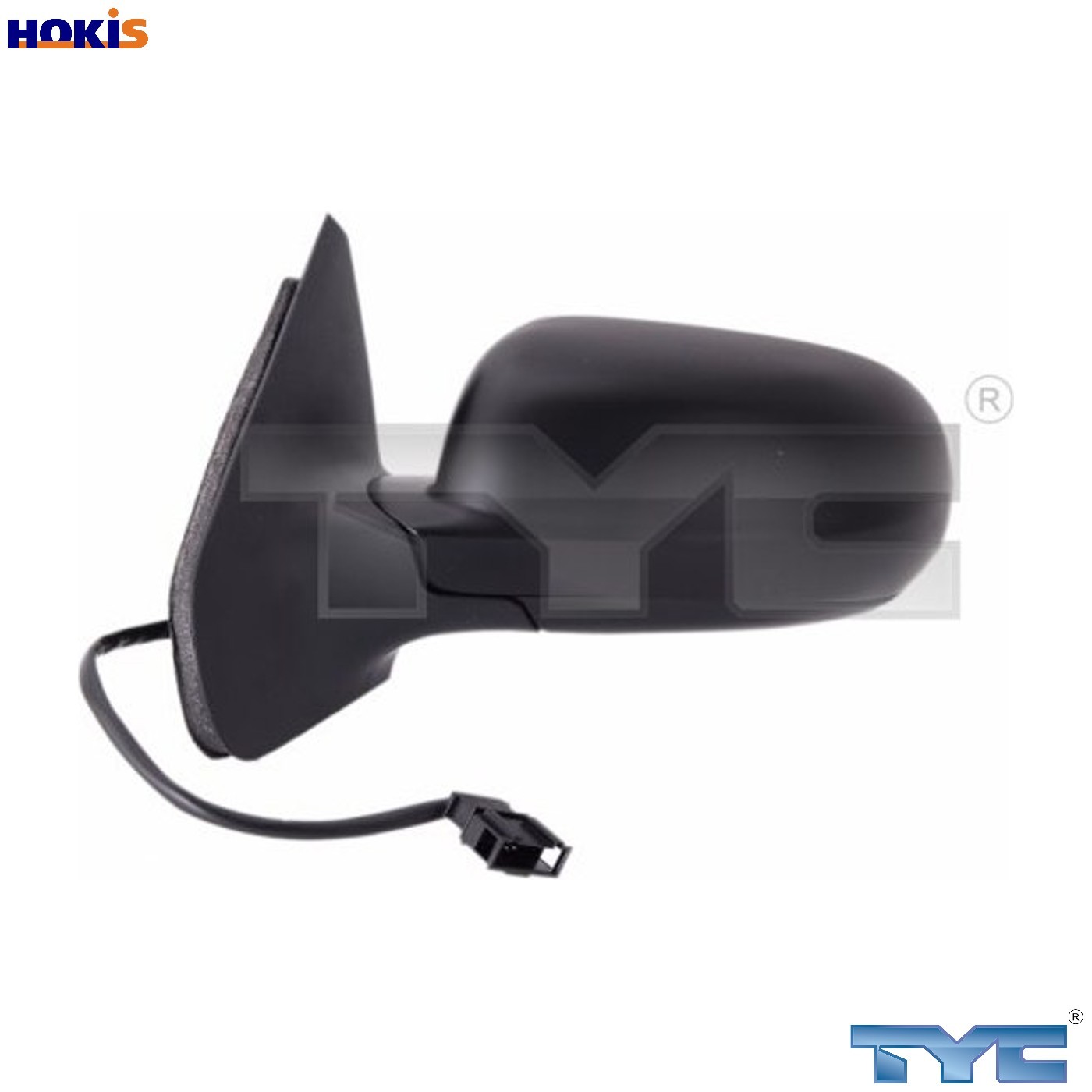 Left TYC 337-0016 Outside Mirror for VW - Image 5