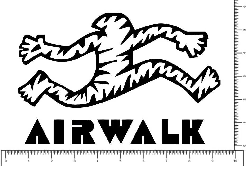 スケートボード Airwalk Vtg Skateboard Sticker Preços baixos em AIRWALK Adesivos e decalques para Skateboard e