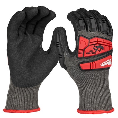 Milwaukee 48-73-8152 Impact Cut 5 Nitrile Dipped Gloves - Large