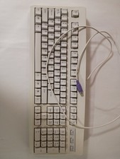 Vintage Aopen Standard Wired Keyboard PS/2 White untested 