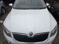 Skoda Octavia MK3 2013 - 2017 Complete Bonnet Hood Panel In White LS9R