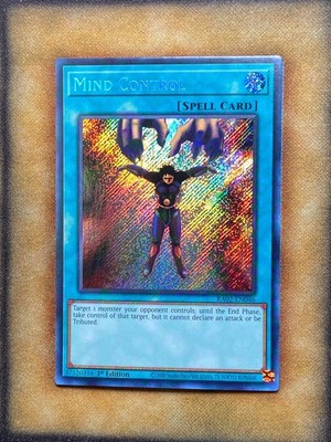 Yugioh Mind Control RA02-EN046 Secret Rare 1st Ed NM