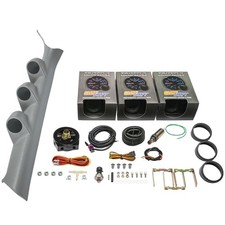 Glowshift Tinted Boostoil Pressair Fuel Gauges Gray Pod 08-15 Lancer Evo X Glowshift Tinted Boostoil Pressair Fuel Gauges Gray Pod 08-15 Lancer Evo X