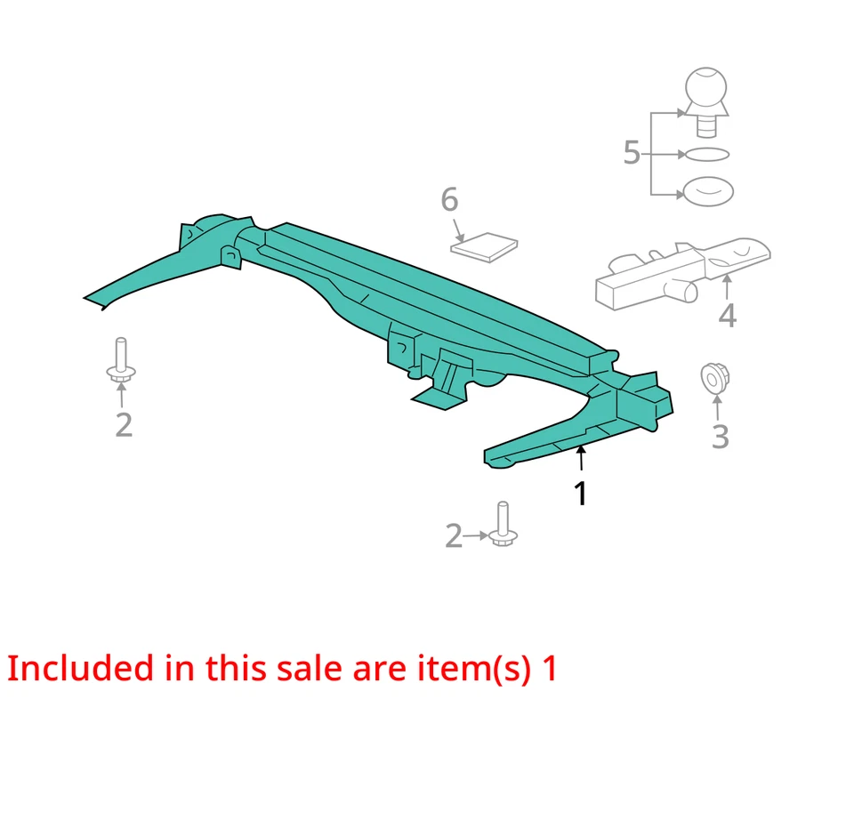Ford Mercury Escape Mariner 2005-2007 enganche ASM - remolque 6L8Z17D826B nuevo Foto 2 de 3