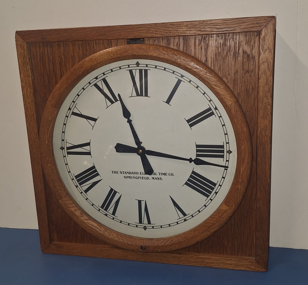 Rare Standard Electric Time Co Gallery Wall Slave Clock