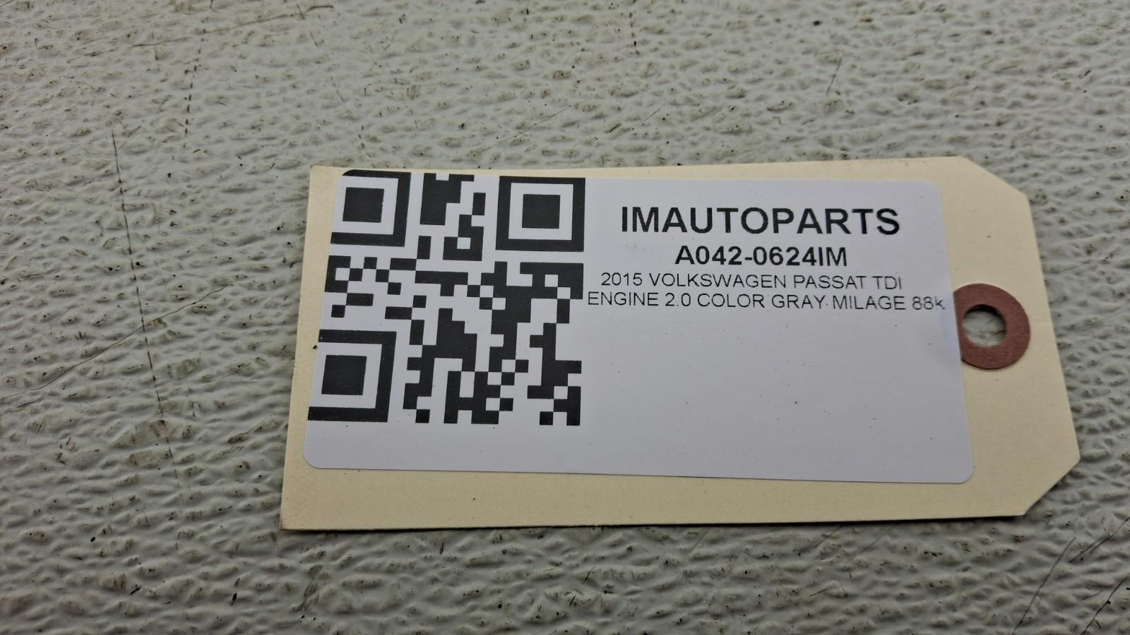 2012 - 2015 VW PASSAT TDI DIESEL FLUID DEF TANK PUMP OEM COMPLETE OEM