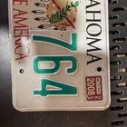 Oklahoma 2008 Native America  license plate   # LMJ 764 — photo 2
