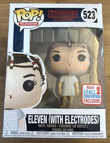 Eleven (Electrodes)#523 Stranger Things 2017 Fall Convention Exclusive Funko Pop
