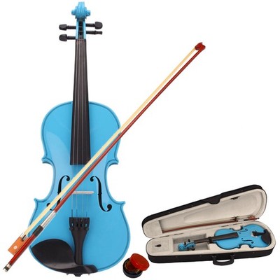 4/4 Acoustic Pure Sound Violin with Case Bow Rosin for Xmas Gift
