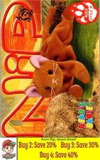 Nip the Gold Cat 1999 Ty Beanie Babies IV 214 Artist's Proof 007848